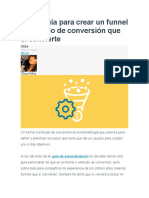 Consejos para Crear Funnel de Conversión