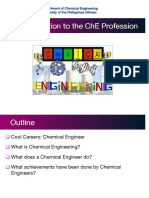 1.01 Introduction To ChE Profession