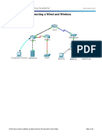 4.2.4.4 Packet Tracer - Connecting a Wired and Wireless LAN 