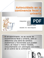 Incontinencia Fecal y Urinaria