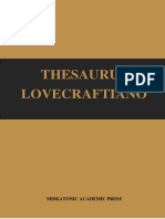 Thesaurus Lovecraftiano - Alejandro Morales Mariaca PDF