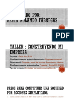 Taller: Construyendo Mi Empresa