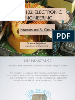 ECM1102: ELECTRONIC ENGINEERING INDUCTORS AND RL CIRCUITS