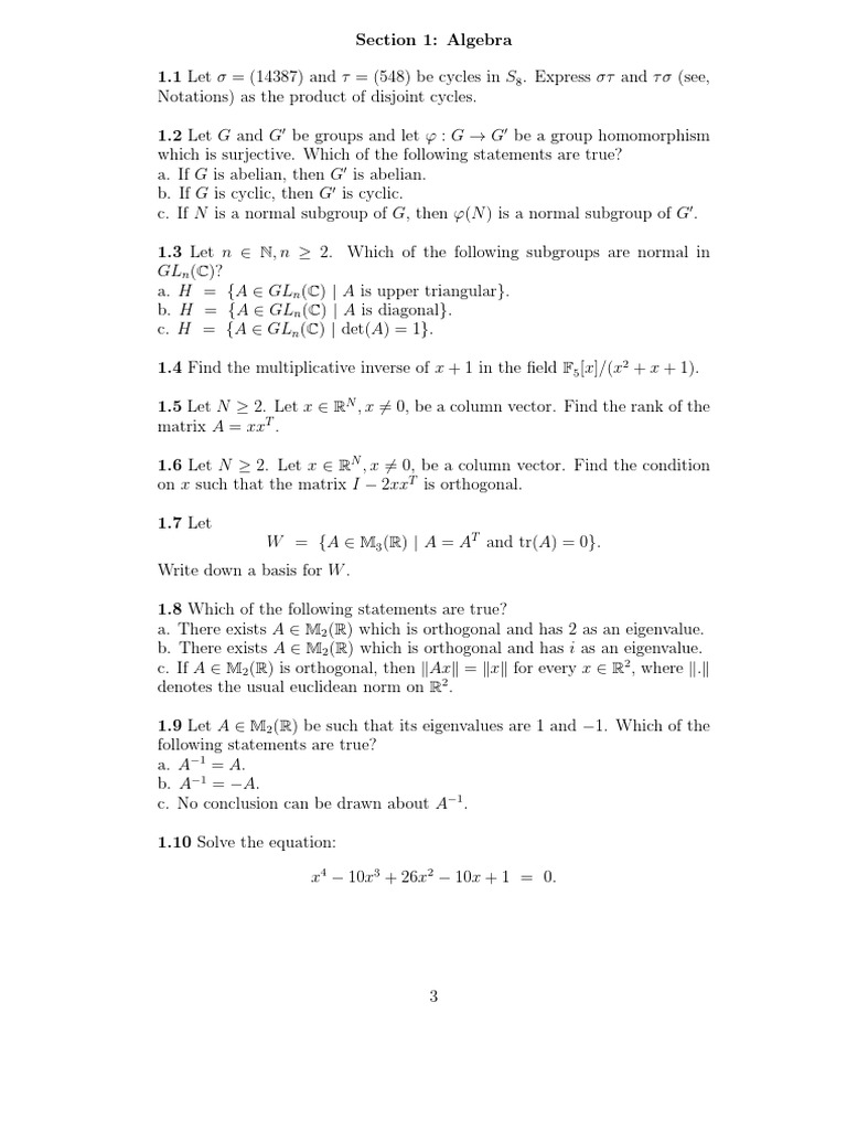 Final Paper Matrix Mathematics Group Mathematics