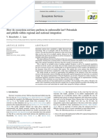 Ecosystem Services: V. Mauerhofer, I. Laza