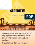 Materi Geguritan Kelas XII