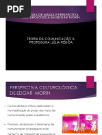 Teoria Culturológica Edgar Morin