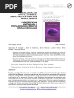 MINERALOGICAL AND CRYSTALLO-CHEMICAL CHARACTERIZATION OF BOLIVIAN NATURAL ZEOLITES