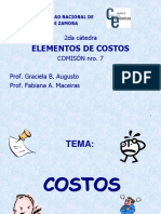 Conceptos Varios, Costos Completo