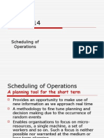 MBA0810 OM 14 Scheduling Operations