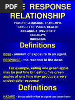 Dose Respons Relation Ship