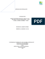 Mapa Conceptual, Metodos de Integracion