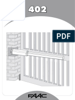 FAAC 402 Manuale Installatore