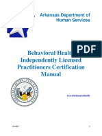 DHS Independently Licensed Practitioner Certification FINAL