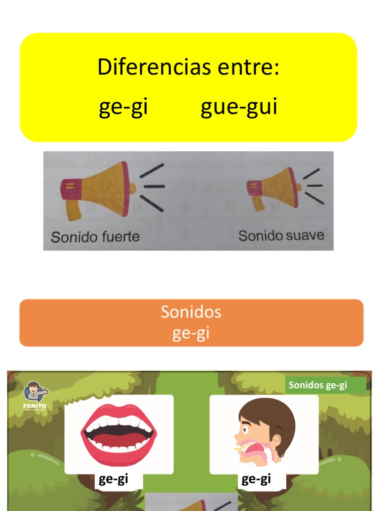 Ge Gi Gue Gui Primero Básico | PDF
