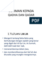 BERIMAN KEPADA Qada Dan Qadar