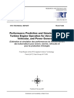 Performance Prediction and Simulation of Gas Turbine Engine Operation For Aircraft, Marine, Vehicular, and Power Generation