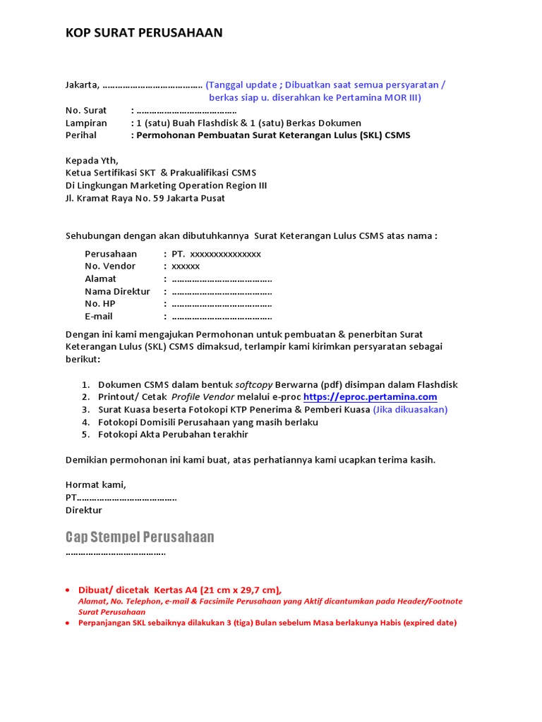 Contoh Surat Perpanjangan Kontrak Kerjasama Antar Perusahaan Bagi Contoh Surat