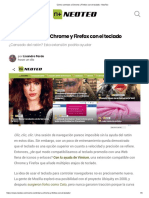 Cómo Controlar a Chrome y Firefox Con El Teclado