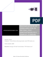 Formulario Ejemplos en PHP PDF
