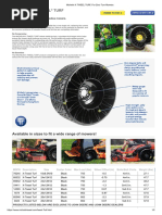 Michelin X TWEEL TURF, For Zero Turn Mowers