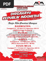 Brosur Lomba 17 Agustus