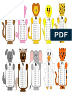 Tablas de Multiplicar