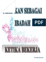 Niatkan Sebagai Ibadah