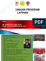 Dr. Johansyah Lubis, M.pd ( Penyusunan Program Latihan )