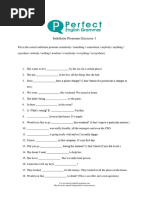 Indefinite Pronouns Exercise 1