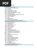 IAF Codes Table | PDF