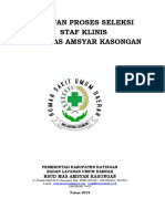 SK Panduan Proses Seleksi Staf Klinis