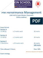 PM Performance Management: LSAF-ACCA Exam Master Classroom Online Webinar