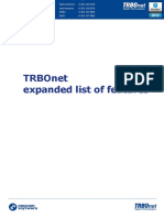Trbonet Expanded List of Features