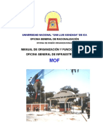 Mof Infraestructura PDF