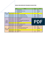 Training SCHEDULE 08-10 Januari 2019