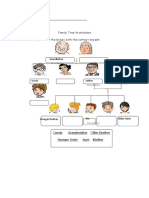 Family Tree Worksheet - 9445