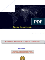 Part 1 QAU Workshop Spatial Econometrics