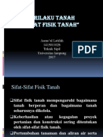 Sifat Fisik Tanah