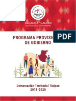 Programa de Gobierno TLALPAN