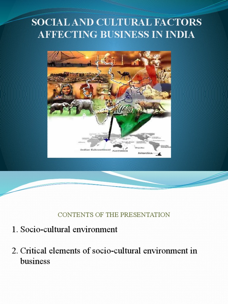 Socio-Cultural Factors in Indian Business | PDF | Corporate Social ...