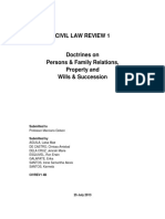 Civil Law Review 1 Case Doctrines