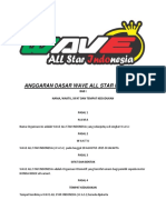 Anggaran Dasar Wave All Star Indonesia