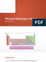 Physical Metallurgy of Nickel