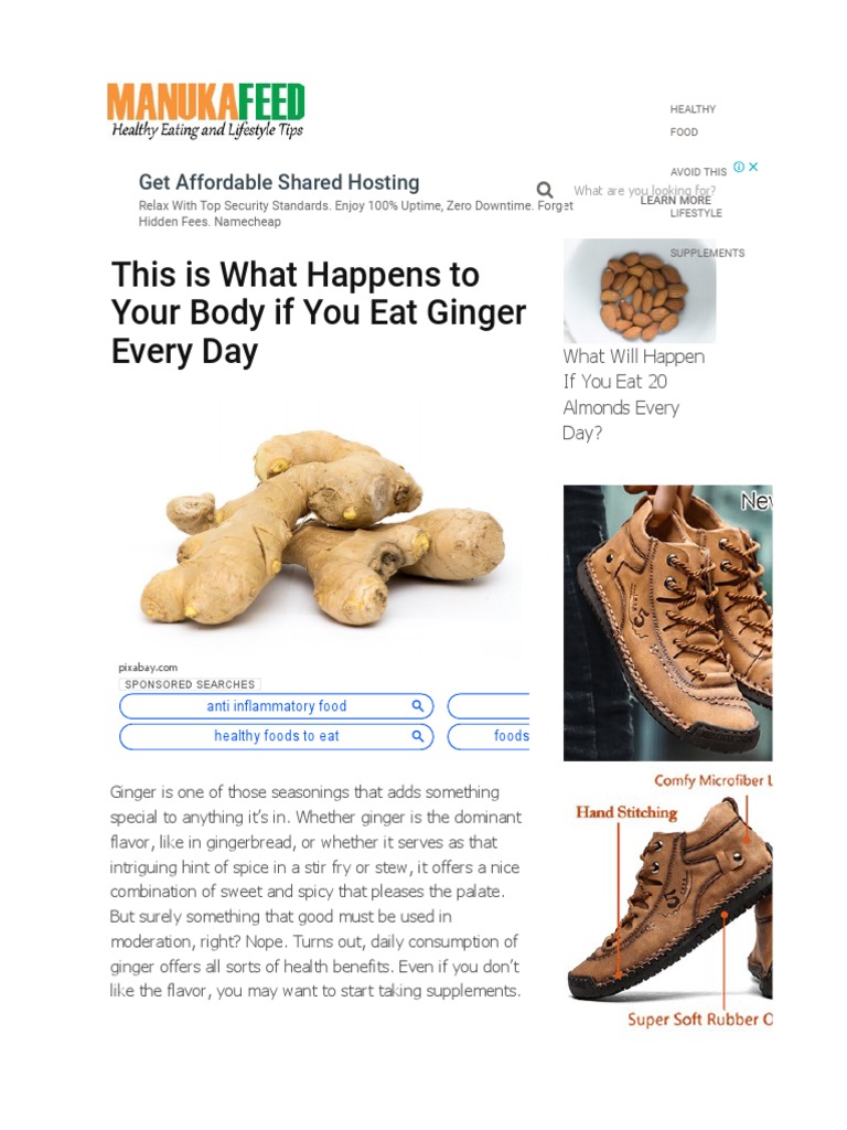 This Is What Happens To Your Body If You Eat Ginger Every Day PDF