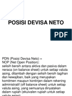 POSISI DEVISA NETO (PDN