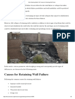 Why Retaining Walls Fail - Causes For Retaining Wall Failure
