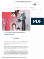 Los 15 Principios de Maria Montessori PDF