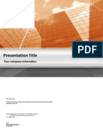 Presentation Title: Your Company Information