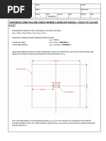 Concrete Cone Failure Check Where 3 Edge Distances CCR, N To Clause 6.2.5.7